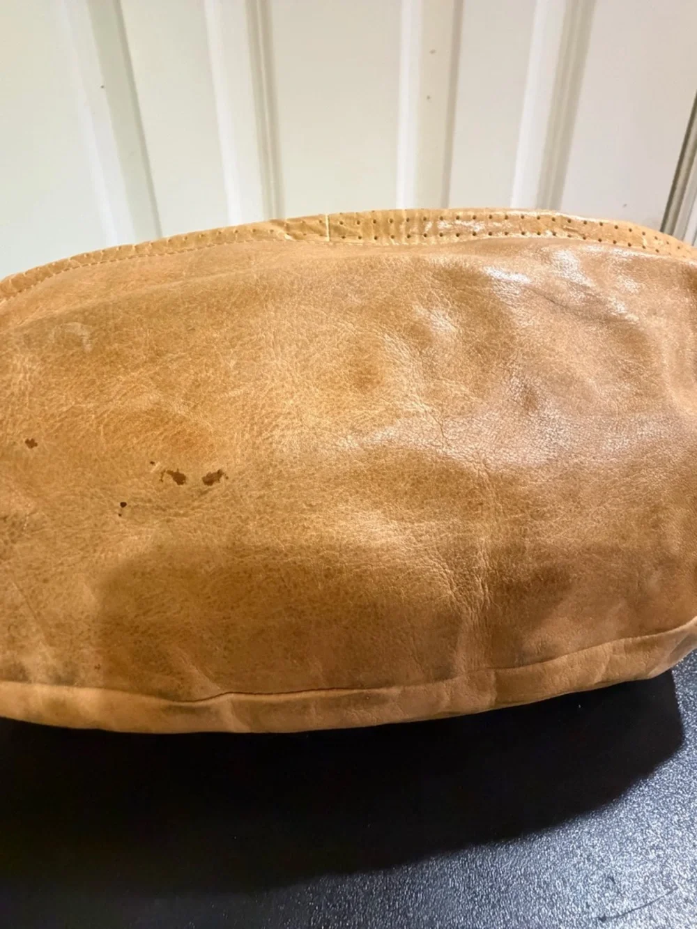 Nannini tan Leather Hobo Bag